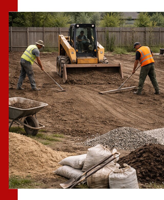 Выравнивание участка под строительство и благоустройство в Армавире