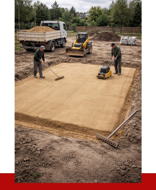 Устройство песчаной подушки в Армавире от 4559 р. ПРОНЕРУДРмв