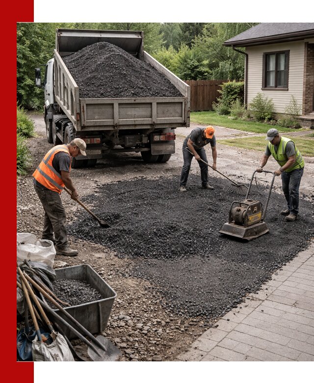 Асфальтовая крошка для двора с доставкой в Армавире